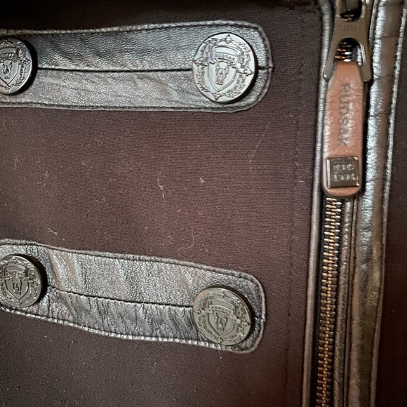 Rudsak leather trim jacket with belt - Picture 4 of 5